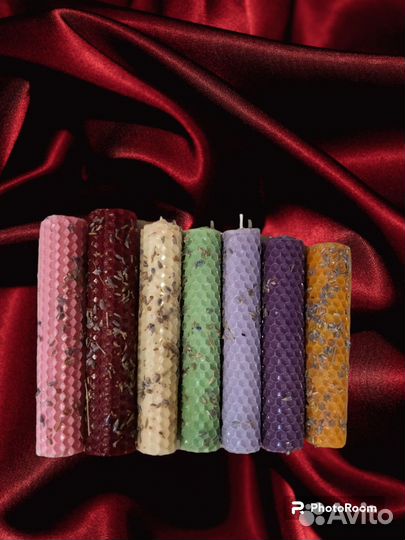Свечи с ароматом лаванды