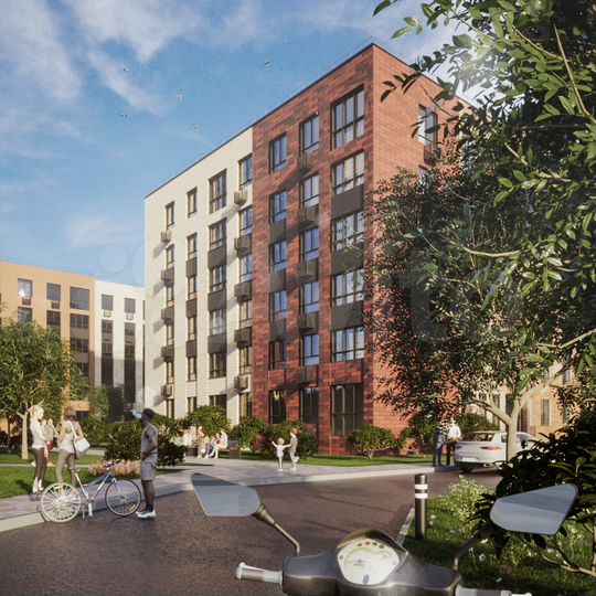 1-к. квартира, 37,2 м², 3/6 эт.