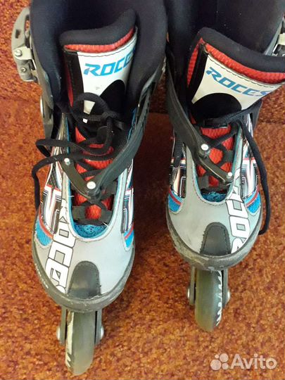 Ролики детские раздвижные roces 30-35 размер
