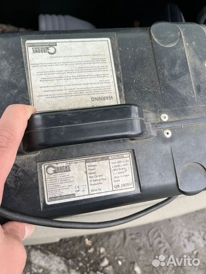 Надувной батут горка с компрессором