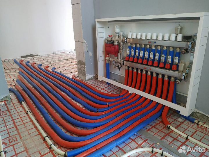 Монтаж систем отопления в доме