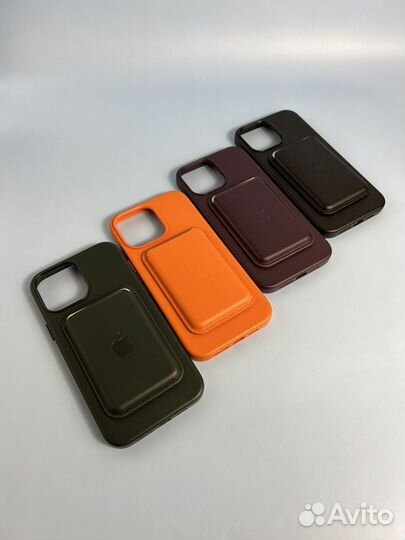 Чехол на iPhone 13 pro кожаный