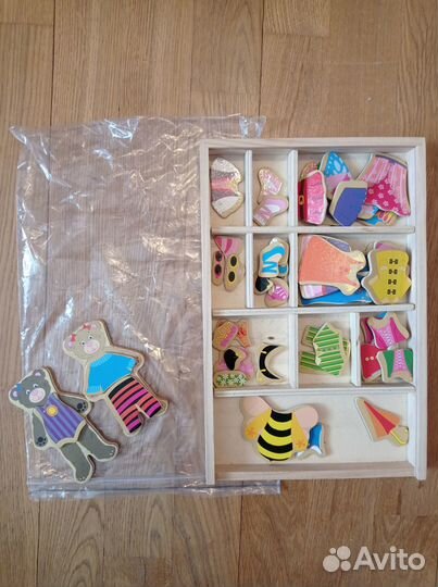 Магнитная игра Медведи и одежда