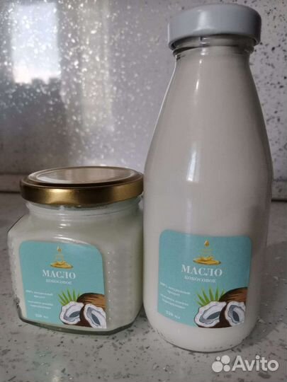 Настоящее кокосовое масло холодного отжима K065