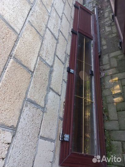 Двери пластиковые со стеклом бу