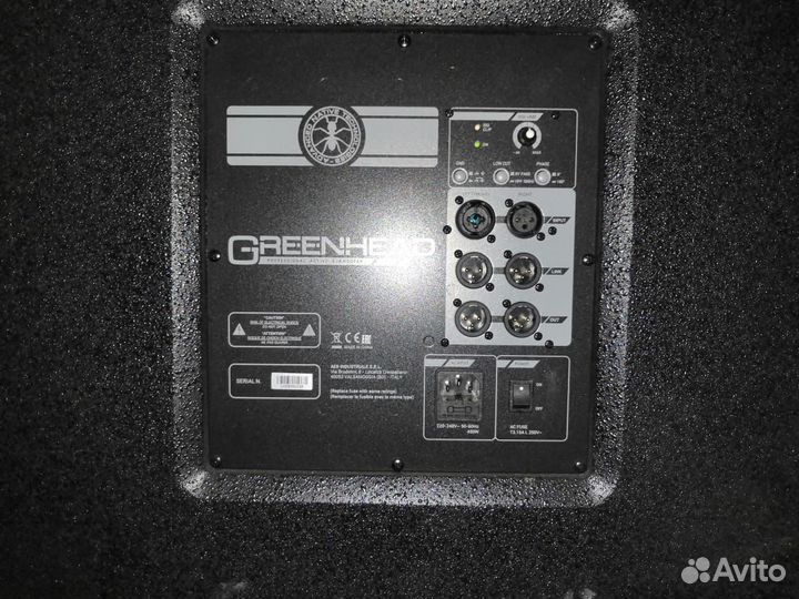 Колонки Сабвуфер ANT Greenhead 18S
