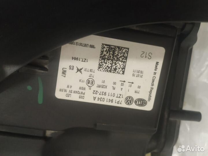 Фара правая touareg nf