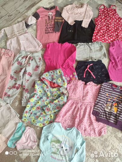 Вещи пакетом на девочку 2-3 года