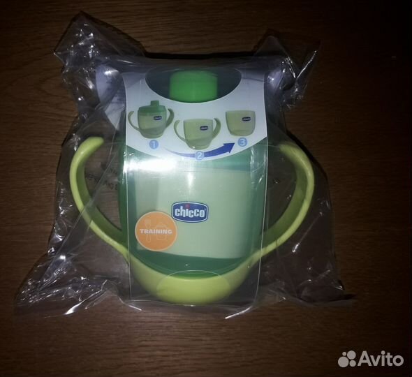 Новая чашка-поильник Chicco 12m+