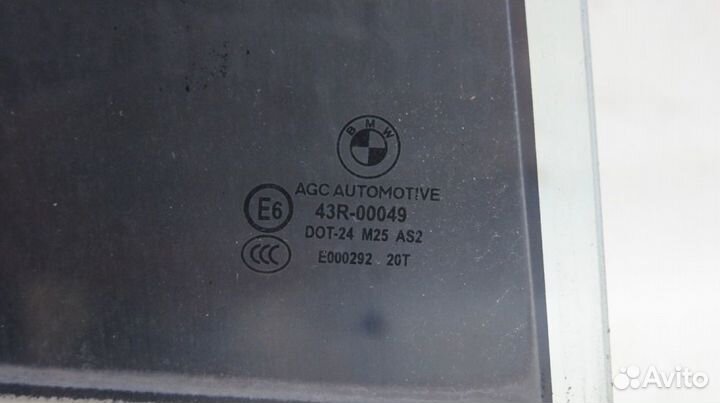 Стекло двери RR BMW 520i F11