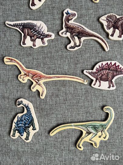 Магниты динозавры 20 штук