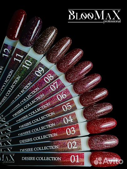 Гель лак однослойный BlooMaX Premium для Маникюра