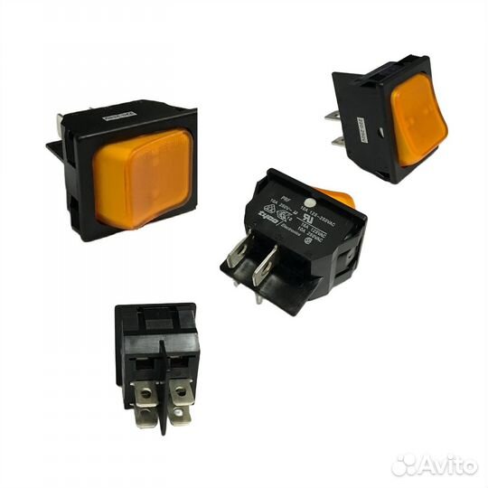1 шт Клавишный переключатель 250 В/AC 10 А 2 x вкл