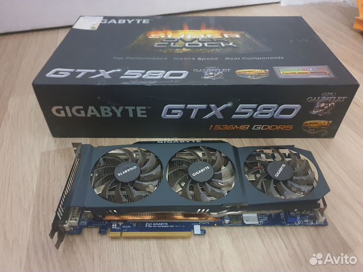 Видеокарта Gigabyte gtx 580