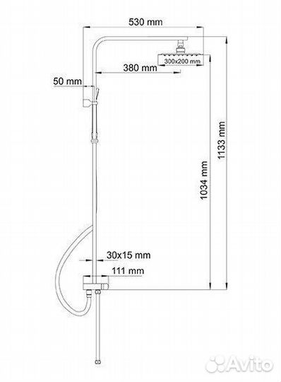 Душевая система wasserkraft A042