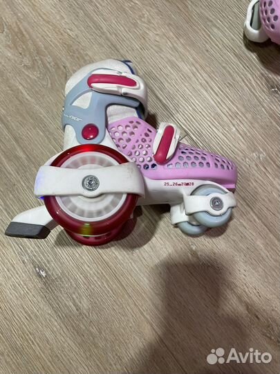 Ролики светящиеся детские