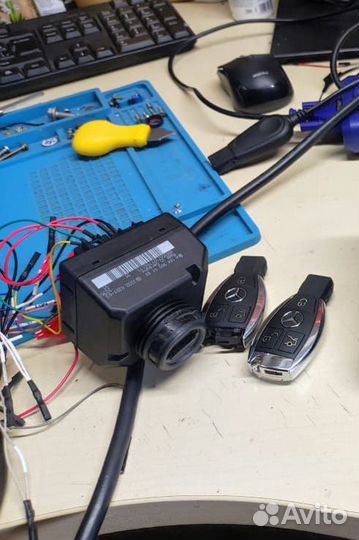 Ключи Mercedes с привязкой к автомобилю