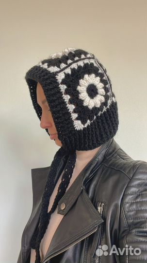 Новый капор балаклава чепчик косынка с цветами