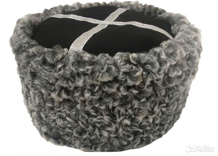 Кубанка из серого каракуля Миценко