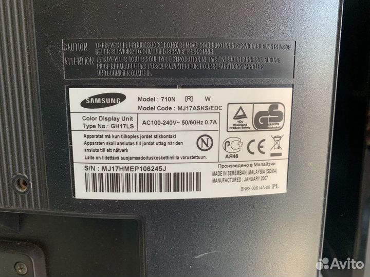 Монитор Samsung и Acer