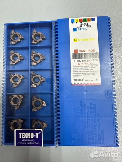 Пластина резьбовая TE8294 22 ER 5.5 ISO texno-T