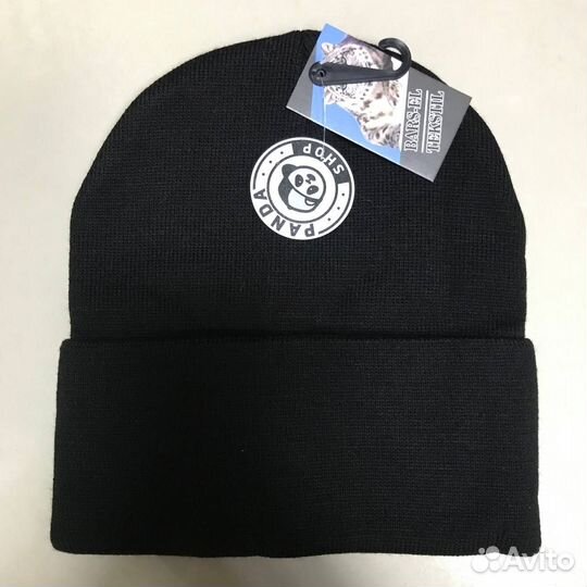 Шапка высокая однотонная в наличии