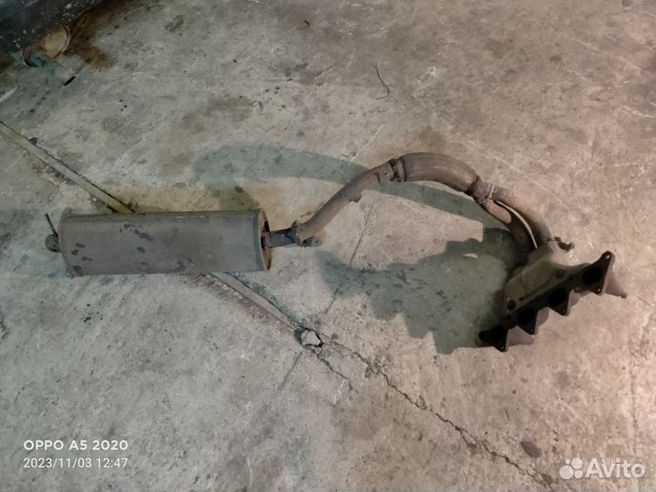 Выпускной коллектор на 4G92 Mitsubishi Lancer 6