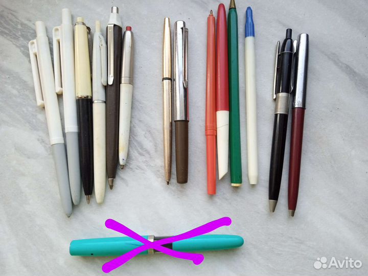 Ручки шариковые,перьевые СССР