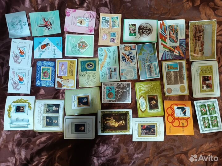 Марки импортные и СССР гашеные и негашеные