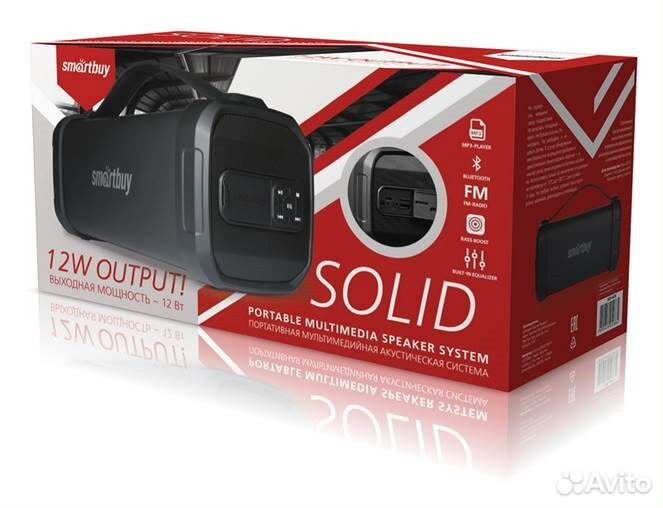 Беспроводная колонка SmartBuy solid 12W