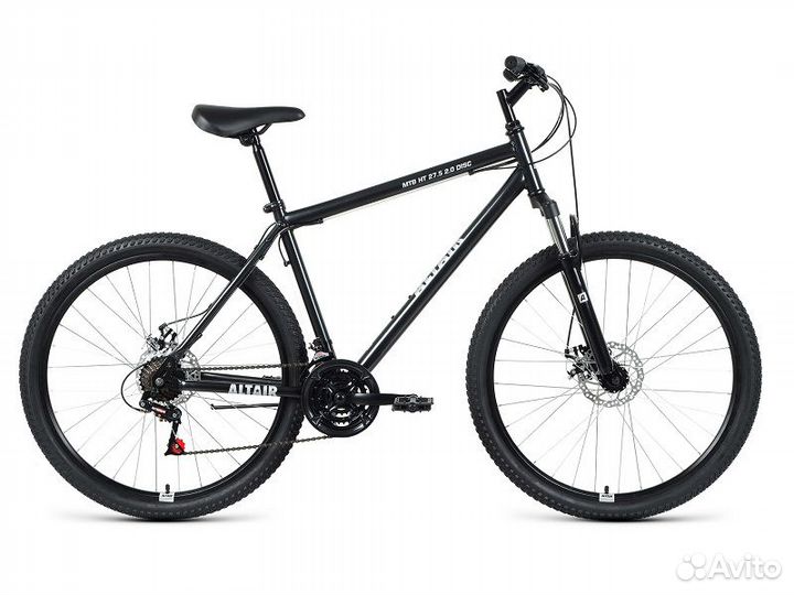 Велосипед altair MTB HT 27,5 2.0 21 ск чер/сер