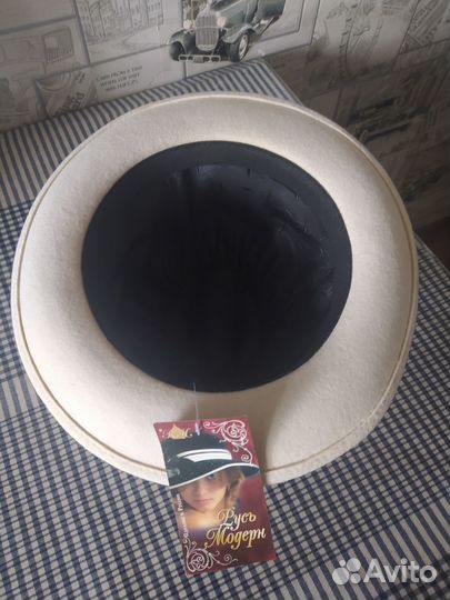 Шляпа женская Борсалино 100 шерсть