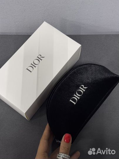 Dior черная бархатная косметичка оригинал