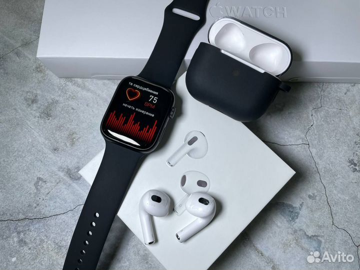 Комплект AirPods 3 + Apple Watch 9