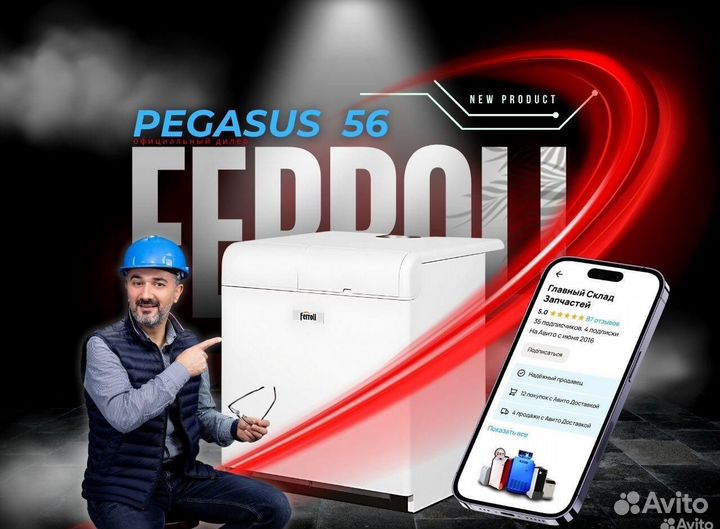 Котел газовый Ferroli Pegasus 56