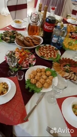 Свадьбы, юбилеи, банкет вкусная кухня
