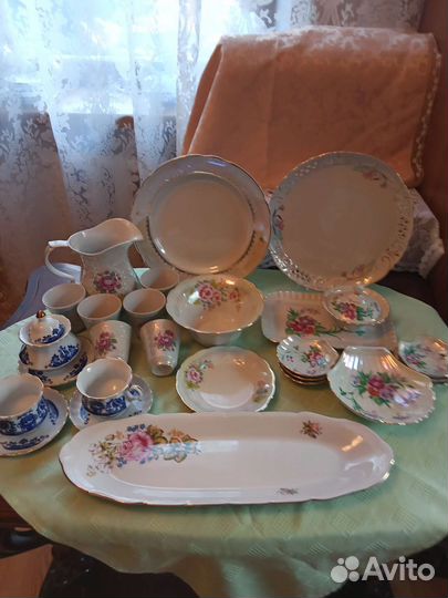 Посуда из фарфора Коростень винтаж