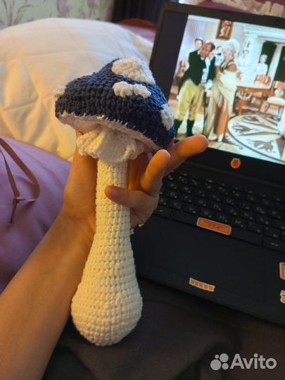 Вязаные крючком грибы