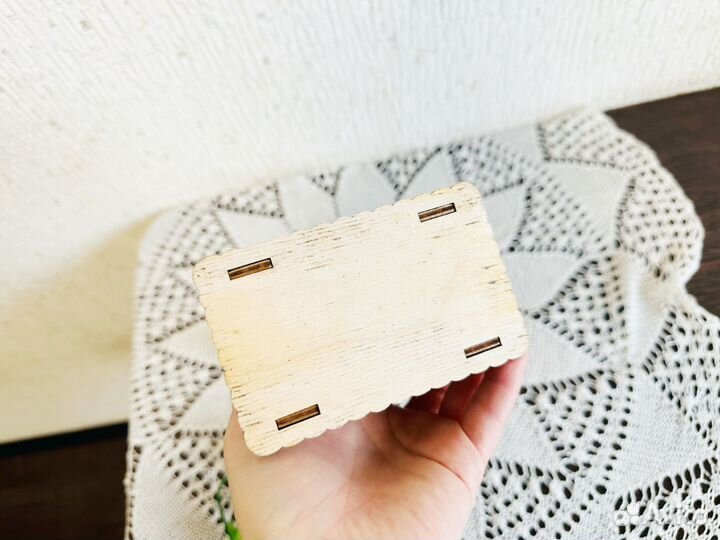 Салфетница деревянная сувенир из Читы