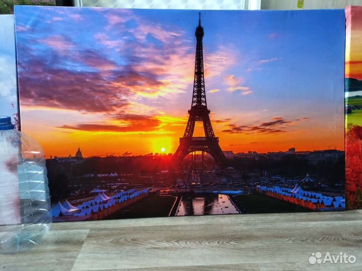 Картины на ткани с подрамником