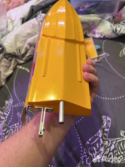 Катер радиоуправляемый кит комплект мини моно