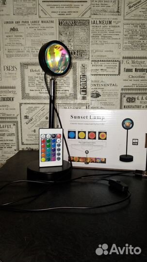 Лампа закат sunset lamp