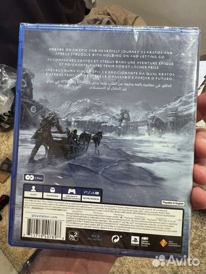 God of war Ragnarok ps4 (русская озвучка)