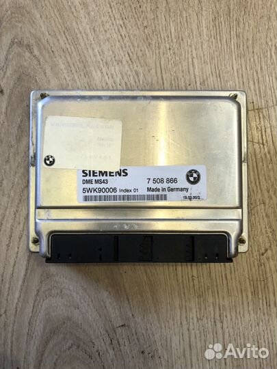 Эбу двигателем BMW X5 E53 E46 E39 M54B30