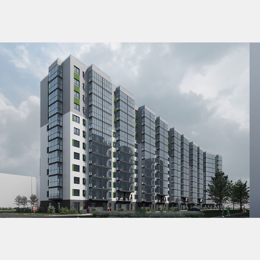 2-к. квартира, 48 м², 10/12 эт.