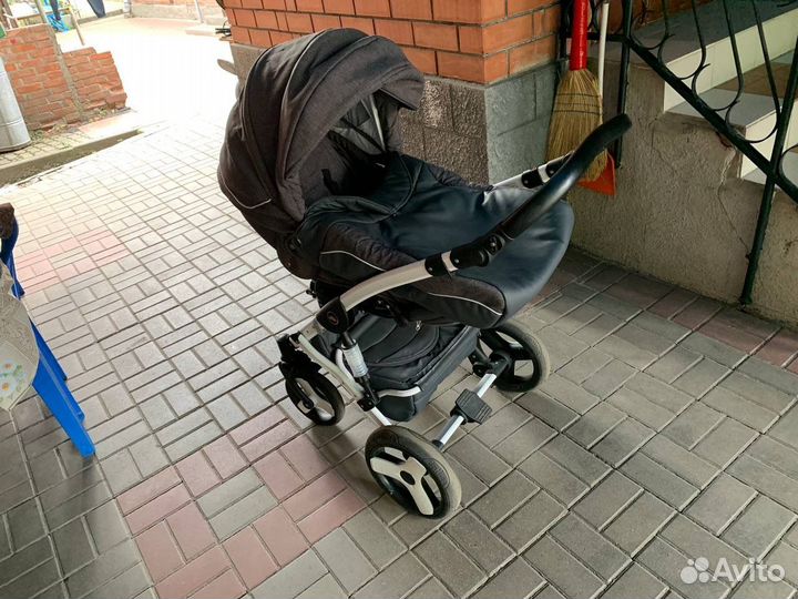 Детские коляски 2 в 1 эко кожа