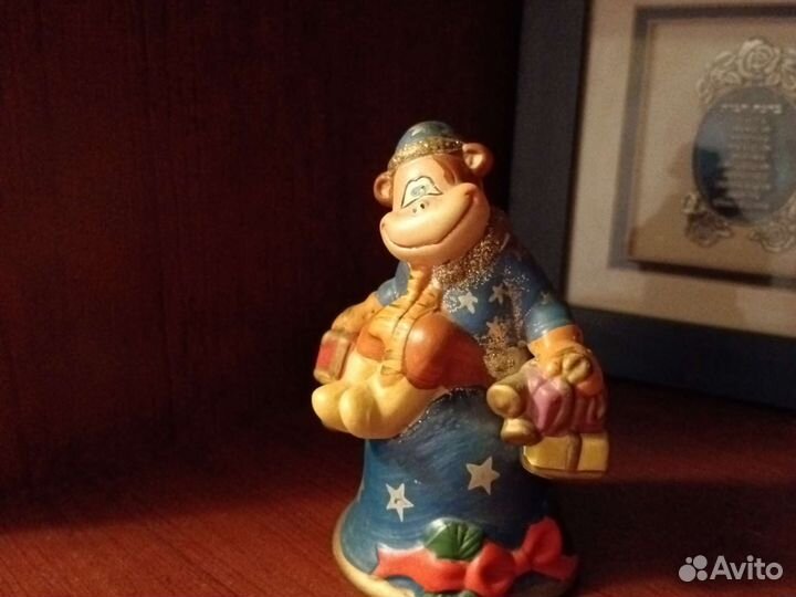 Новогодние керамические колокольчики