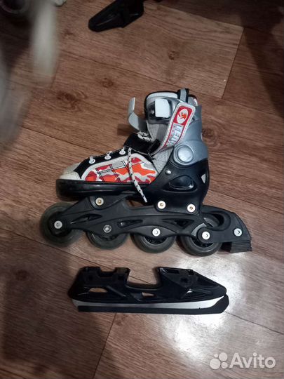 Роликовые коньки детские раздвижные
