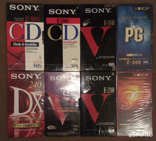Видеокассеты б/у под запись 56 кассет