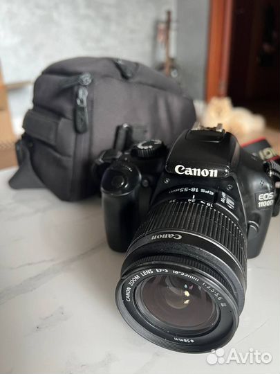 Зеркальный фотоаппарат canon eos 1100d